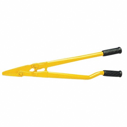 Teknika Strapping H-305 Heavy Duty Steel Strap Cutter, 2"x1/2"