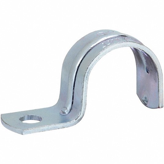 Raco 2083 One Hole Conduit Strap, Steel/Zinc, Size 3/4" PK50 - Redwood.KV206F90