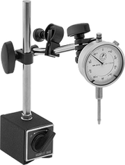 McMaster 20715A44 Economy Dial Plunger-Style Variance Indicator with Rigid-Arm Magnetic-Base Holder