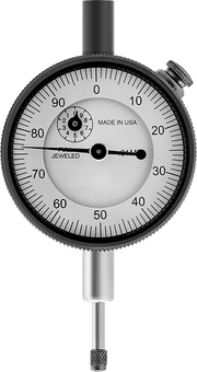McMaster 2092A37 Plunger Variance Indicator, with Certificate, Continuous Dial, 0-10mm Distance Measured