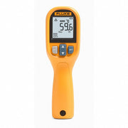 FLUKE-59 MAX + Infrared Thermometer, Backlit LCD, -22 Degrees to 932 Degrees F, Single Dot Laser Sighting