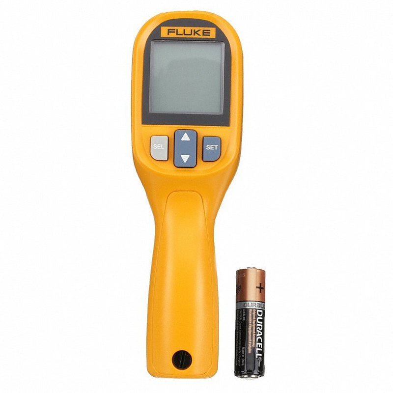 FLUKE-59 MAX + Infrared Thermometer, Backlit LCD, -22 Degrees to 932 Degrees F, Single Dot Laser Sighting