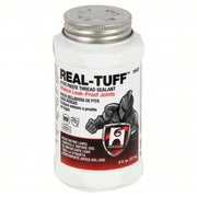 Hercules 15620 Pipe Thread Sealant Real Tuff, 9.6 fl oz, Brush-Top Can, White