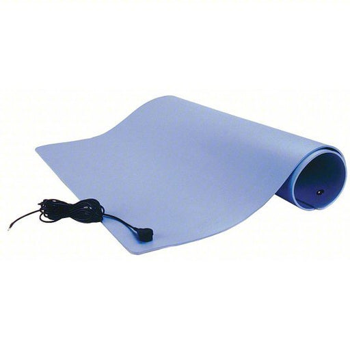 SCS TM2448L3BL-L SCS Dissipative Floor Mat Blue Vinyl Three-Layer Construction, 2 x 4