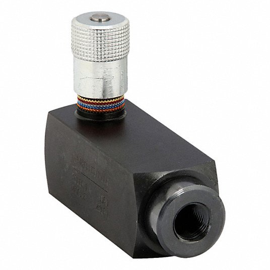 Parker PCM600S Hydraulic Flow Control Valve 6 gpm Max Flow Rate, 3/8 in NPT, 3/8 in NPT, Steel, Control