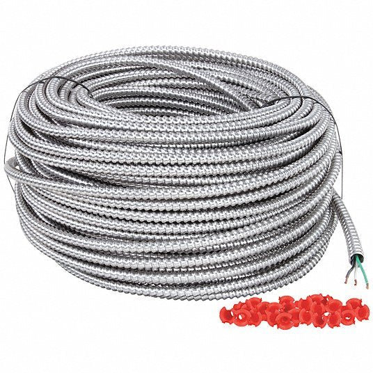 Southwire 69114701 12 AWG 2 Conductor Stranded Metal Clad 600V 250 ft. SLVR - Redwood.KV20KZ58