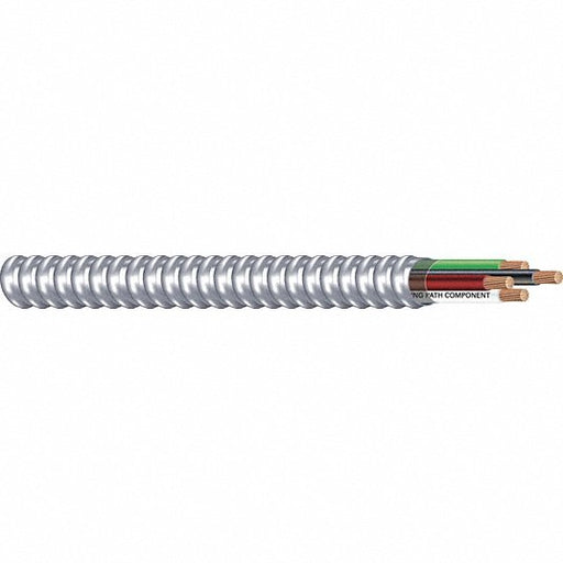 Southwire 69115401 12 AWG 3 Conductor Stranded Metal Clad 600V 250 ft. SLVR - Redwood.KV20KZ60