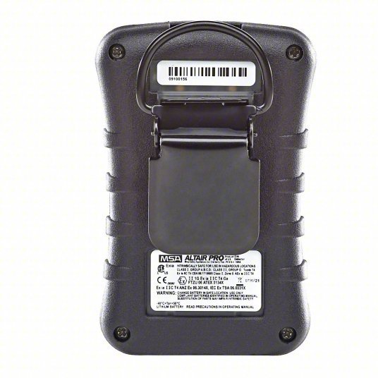 MSA 10076729 Single-Gas Detector High 10 ppm/Low 4.5 ppm, IP67, Hydrogen Cyanide (HCN) ALTAIR Pro