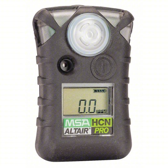 MSA 10076729 Single-Gas Detector High 10 ppm/Low 4.5 ppm, IP67, Hydrogen Cyanide (HCN) ALTAIR Pro