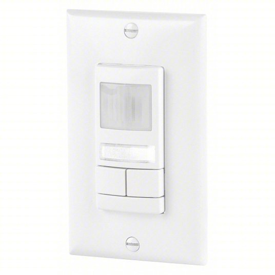 Occupancy Sensor WSX PDT 2P NL WH, Fluorescent/Incandescent/LED, Hard Wired, 800W
