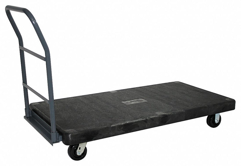 Jamco Platform Truck 2,500 lb 53 in x 25 in Gray Plastic