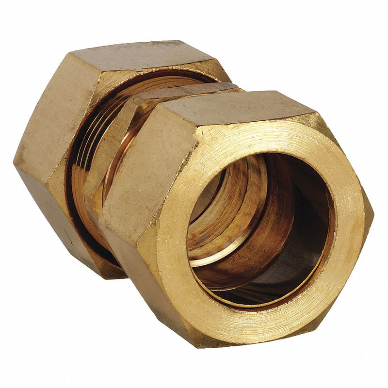 Redwood 700062-14 Compression Fitting Union 7/8 in OD x 7/8 in OD Fitting Size, Brass