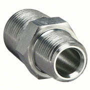 Parker 8-6 MHN-S Hex Nipple Carbon Steel, 1/2 in x 3/8 in Fitting Pipe Size, Male NPT x Male NPT, 1 11/16 in Lg