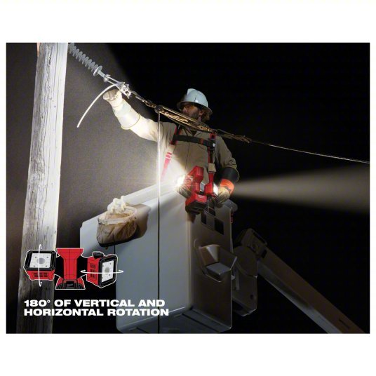 Milwaukee 2122-20 Cordless Work Light M18™, Bare Tool, 2,500 lm Max., 3 Modes