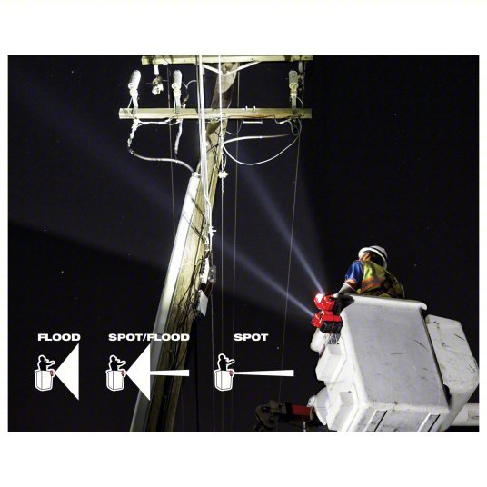 Milwaukee 2122-20 Cordless Work Light M18™, Bare Tool, 2,500 lm Max., 3 Modes