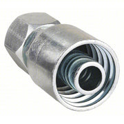 Parker 10643-6-6 Hydraulic Crimp Fitting Steel x Steel, Straight, -6 For Hose Dash Size, Female x Genderless