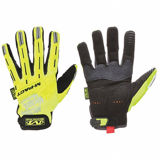 Mechanix SMP-91-012 Mechanics Gloves 2XL (12), Mechanics Glove, Full Finger, Synthetic Leather, 1 PR