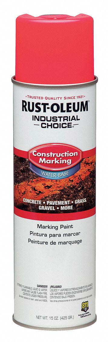 Rust-Oleum 264702 Construction Marking Paint Fluorescent Pink