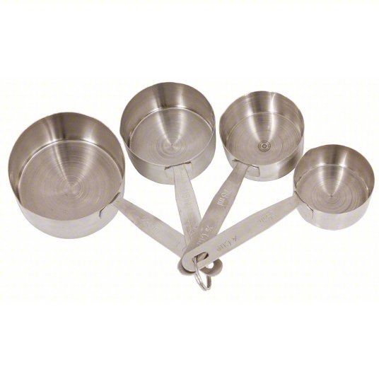 Crestware MEACP Measuring Cup Set, 1/4, 1/3, 1/2, and 1 Cup