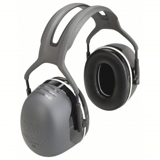 3M X5A Peltor X5 Over-the-Head Ear Muffs, Dielectric, Electrically Insulated, Passive, NRR 31 dB, Black
