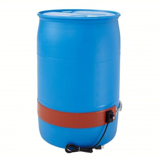 Briskheat DHLS15 Drum Heater 115V AC, 1,200 W Watts, 0°F to 160°F, Fiberglass Reinforced Silicone Rubber