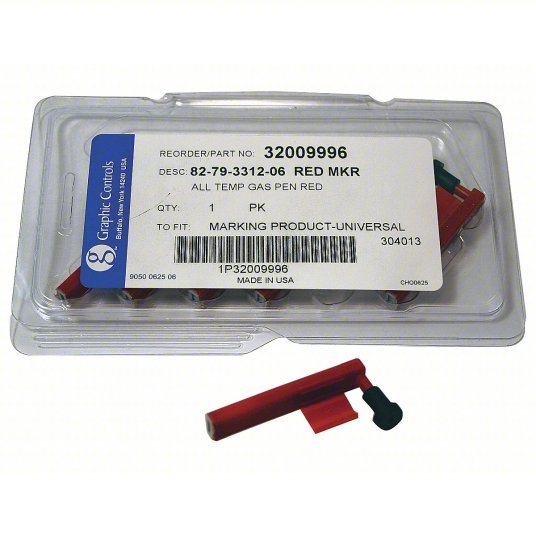 Graphic Controls 82-79-3312-06 - RED DIFFERENTIAL PENS Fine, 6 PK
