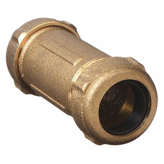 Redwood 160-305NL Low Lead Brass Coupling, Compression, 3/4" Pipe Size