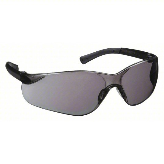 MCR Safety BK312AF Safety Glasses Anti-Fog /Anti-Scratch, No Foam Lining, Wraparound Frame, Frameless, Gray PK12