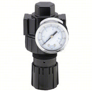 Parker 06R218AC Compressed Air Regulator Zinc, 3/8 in NPT, 60 cfm, 2 psi to 125 psi, 125 psi Max Op Pressure