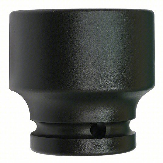 Redwood RW21WN28 Impact Socket 1 in Drive Size, 2 in Socket Size, 6-Point, Std, Black Oxide