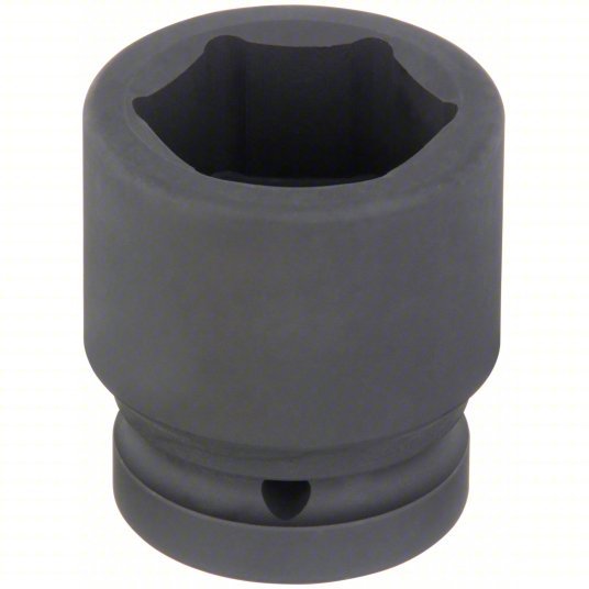 Redwood RW21WN25 Impact Socket 1 in Drive Size, 1 5/8 in Socket Size, 6-Point, Std, Black Oxide