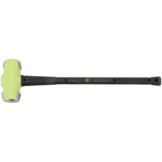 Wilton 21030 Standard Sledge Hammer Steel Handle, 10 lb Head Wt, 2 1/4 in Dia, 32 in Overall Lg