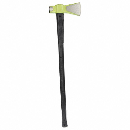 Wilton 50836 Splitting Maul 38 in Overall Lg, 3 3/4 in Cutting Edge Lg, 8 lb Head Wt, Steel, Rubber