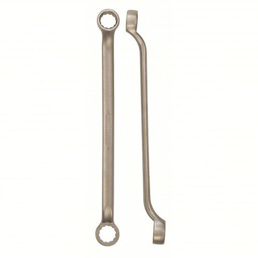 Ampco W-3271 Box End Wrench Natural, 1 7/16 in_1 5/8 in Head Size, 19 1/4 in Overall Lg, Offset
