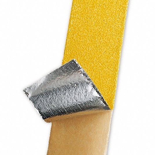 3M Safety Walk 530-2X60 Anti-Slip Tape Coarse, 60 Grit Size, Solid, Yellow, 2 in x 60 ft, 36 mil Tape Thick, Rubber