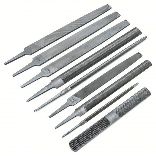 Nicholson 22030NNN Maintenance File Set 9 Pieces, Pouch