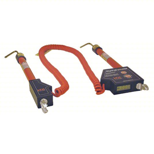 HDE DVM-80UVM Digital Voltmeter Personal Volt Detector, Phasing/Volt Measurement, Digital Display, Battery