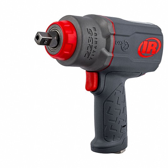 Ingersoll 2236QPTIMAX Air Impact Wrench Full-Size, 1/2 in Drive, Pistol-Grip, 1/4 in NPT Air Inlet, Std