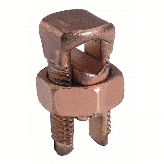 Burndy KS15 Split-Bolt Connector Copper, Square Head Head