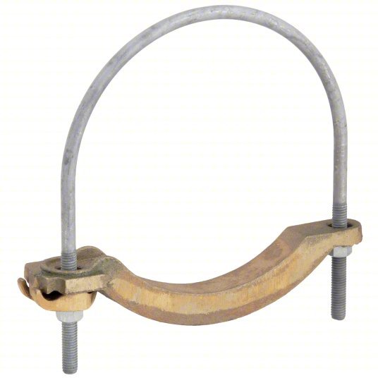 Burndy GAR3905 Pipe Ground Clamp, 4AWG, 7.5In
