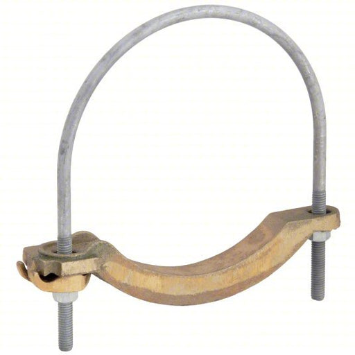 Burndy GAR3905 Pipe Ground Clamp, 4AWG, 7.5In