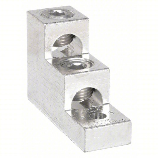 Burndy K11A30U Mechanical Connector 2 Conductors, Aluminum, 5/16 in Stud Size