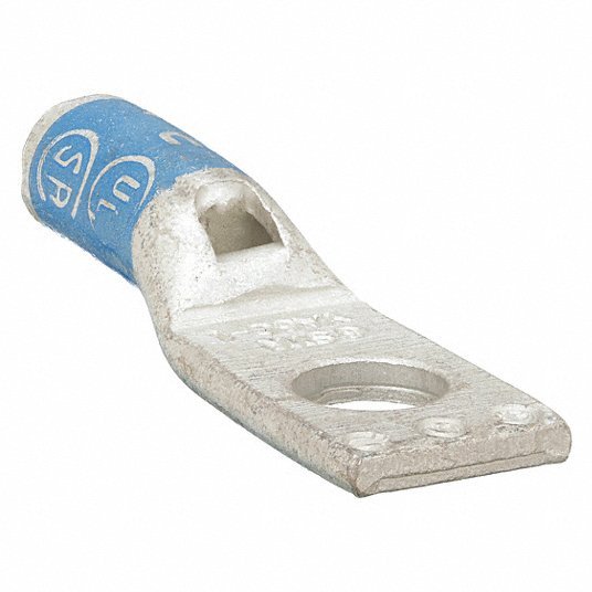 Burndy YA6CLBOX One Hole Lug Compression Connector, 6 AWG
