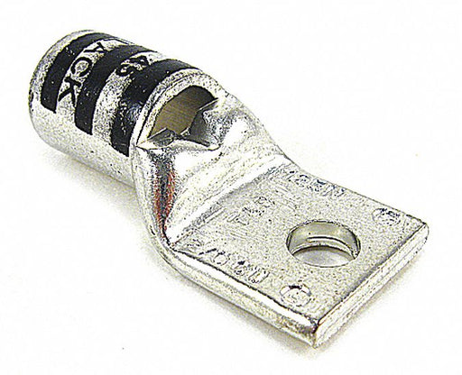 Thomas & Betts 54157 Compression Lug, 1/4 in Stud Size, 2/0 AWG For Wire Sizes, Stranded Wire Type, Std, Copper
