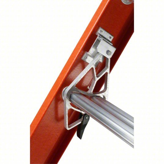 Werner D6224-2 Extension Ladder 24 ft Industry Ladder Size, 21 ft Extended Ladder Ht, D-Rung, 52 lb Net Wt