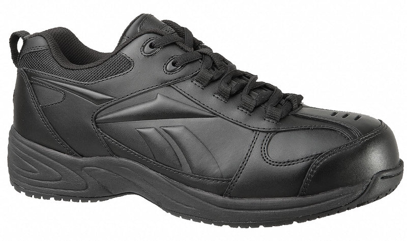 Reebok RB1860 Athletic Shoe, Men's, Size 10, W, Black, Composite Toe Cap, Removable Insole