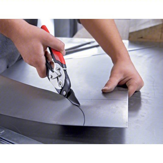 Bessey D29ASSL-2 Aviation Snip Left, 10 1/4 in Overall Lg, 2 in Cutting Lg, Steel, Plastic