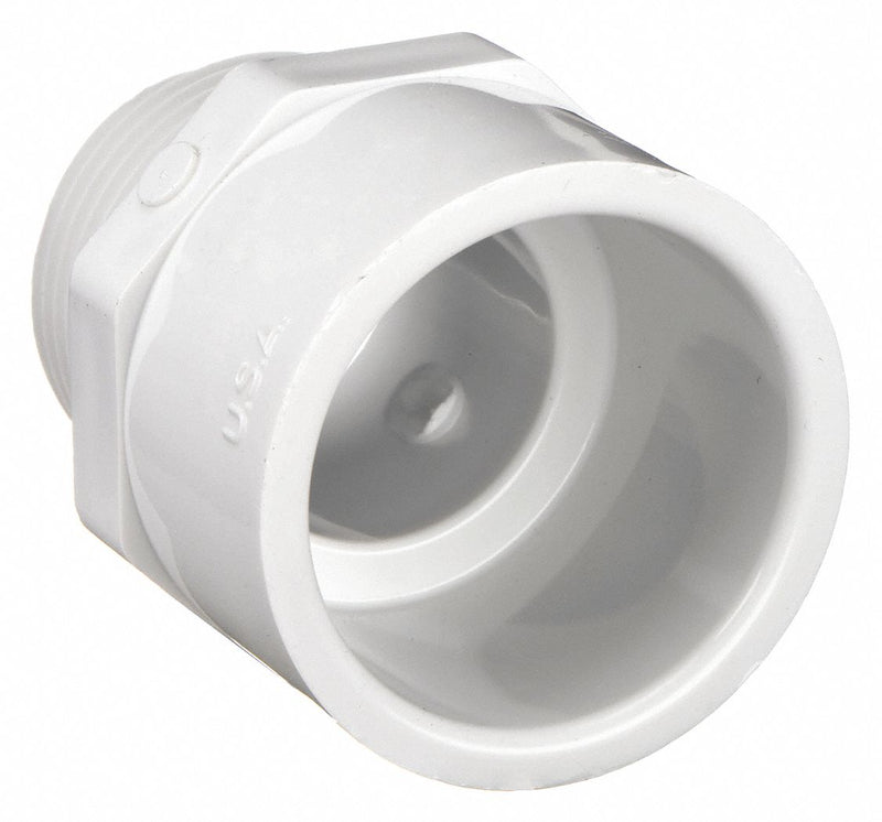 Approved Vendor 436007BC PVC Pipe Adapter, 3/4 in