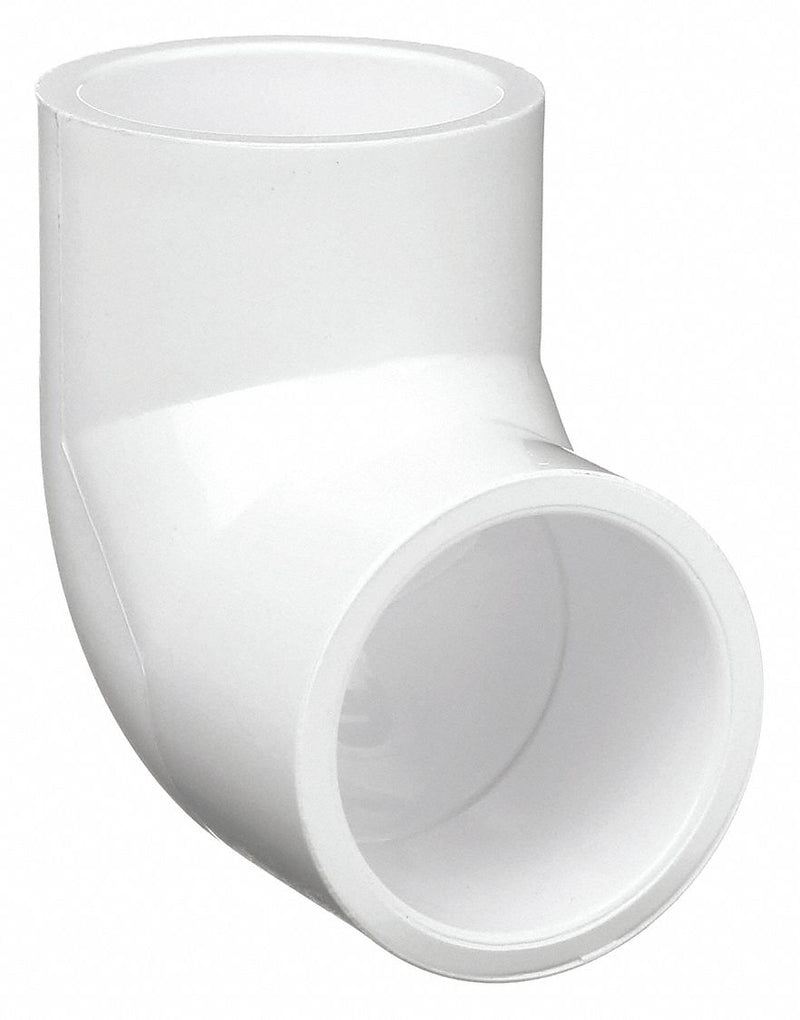 Approved Vendor 406007BC PVC 90 Degree Pipe Elbow, Schedule 40, 3/4 in