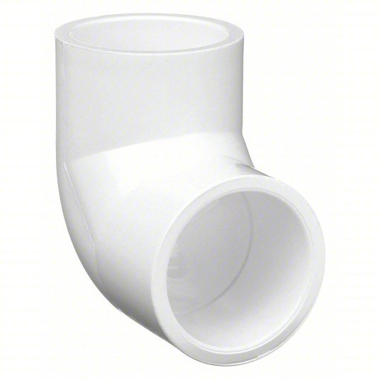 Redwood 406012 90° Elbow 1 1/4 in x 1 1/4 in Fitting Pipe Size, Schedule 40, Female Socket x Female Socket, White